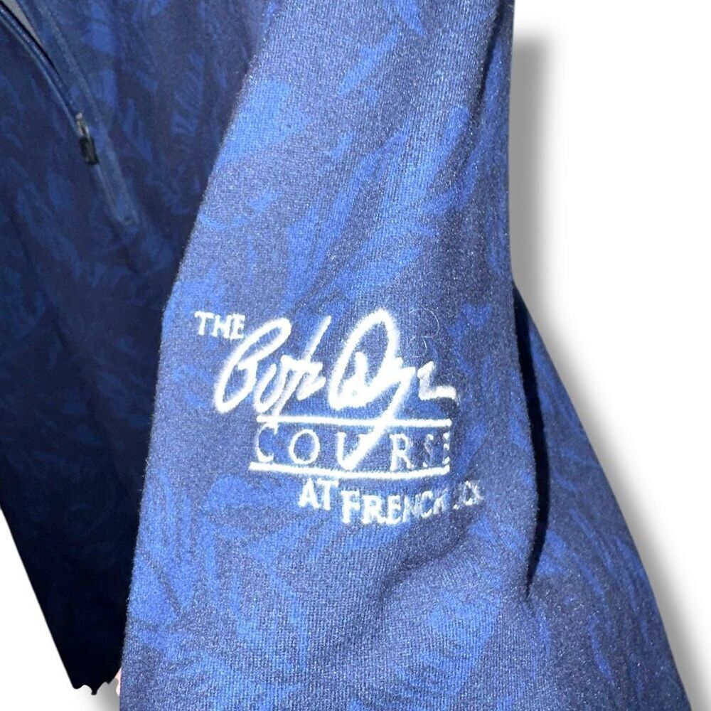 Johnnie-O Navy Blue 1/4 Zip Golf Sweater Men’s Sz M - Picture 5 of 8